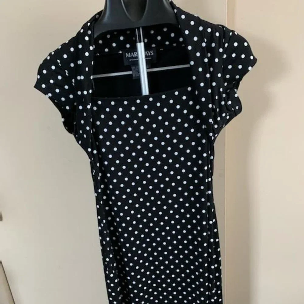 Mary Bays A Victoria Royal Polka Dot Dress - Picture 1 of 7